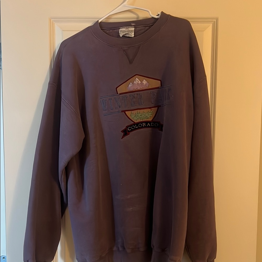 Colorado Men's Sweater - Purple